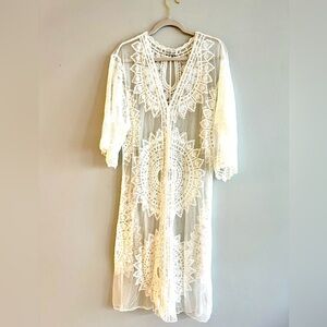 Rachel Zoe Sheer Lace Cover up
